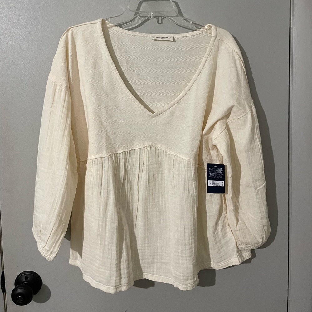 Lucky Brand Peasant Top!